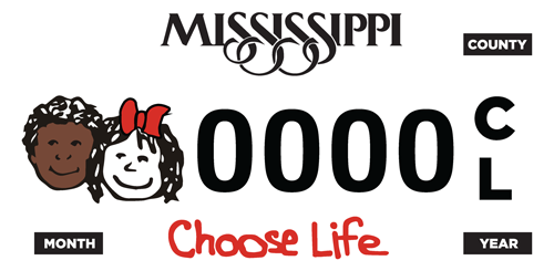 Choose Life Car Tag